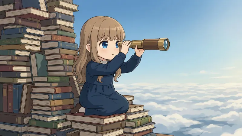 いい本を探す女性