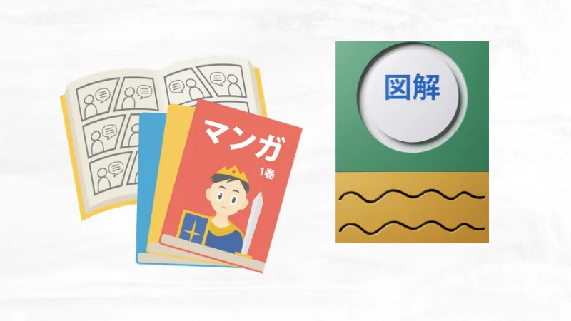 図解やマンガ版など「わかりやすいタイトル」を選ぶ